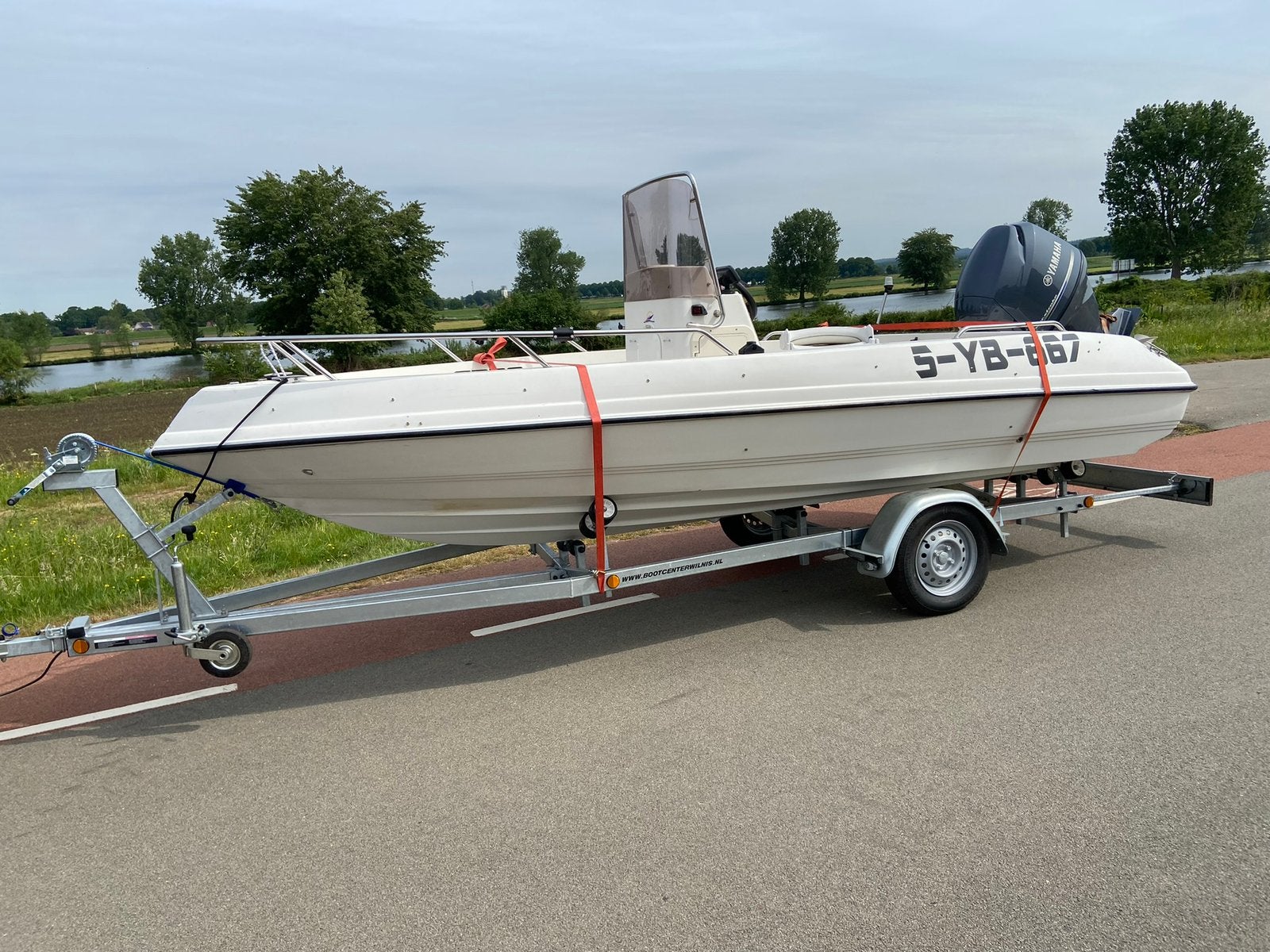 Astromar LA 512 Consoleboot met Yamaha 115 PK – Vaarklaar!, Watersport en Boten, Vis- en Consoleboten, Zo goed als nieuw, Met afstandsbediening