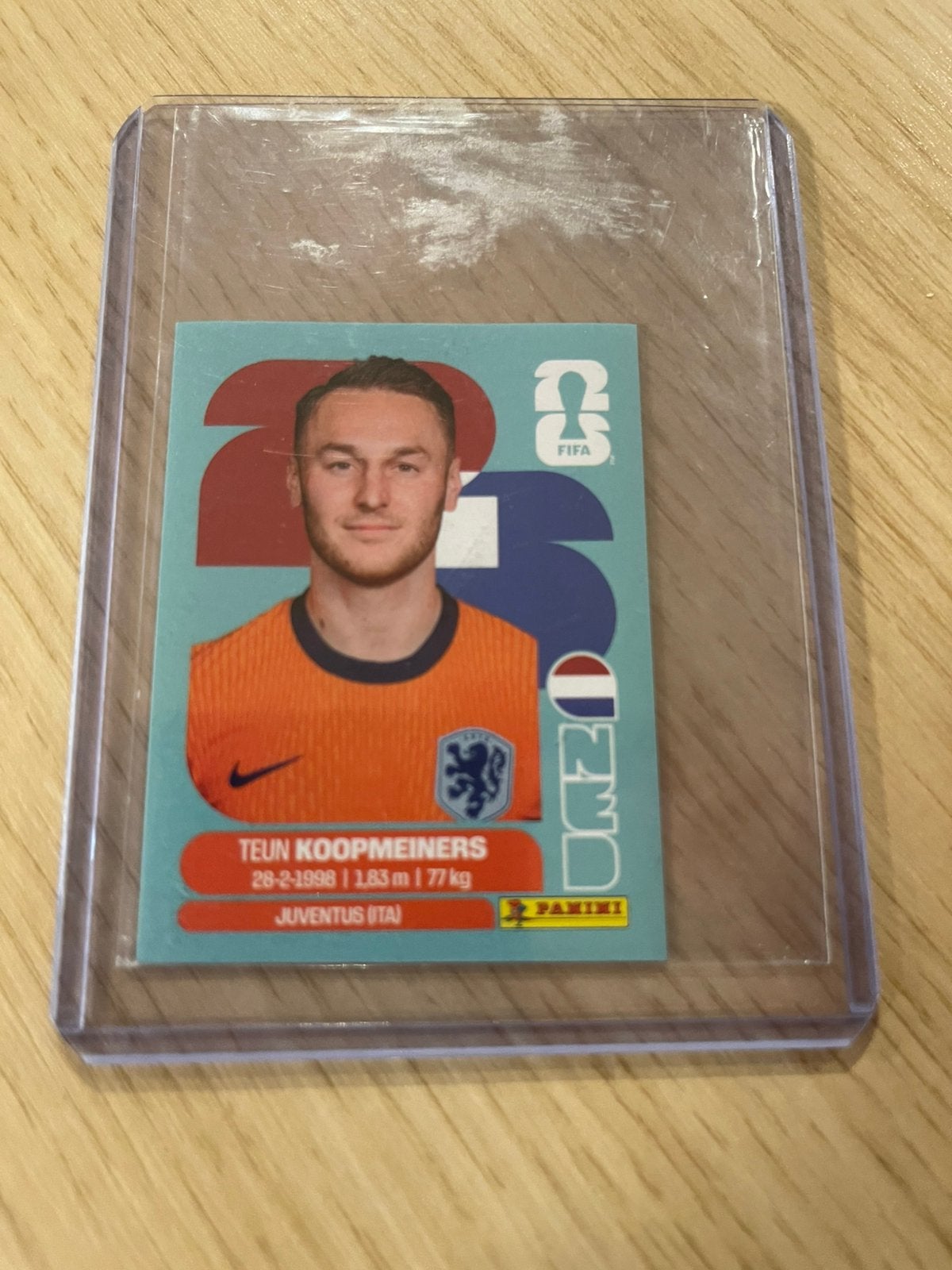 Teun Koopmeiners WK 2026 Panini Nederlands elftal, Hobby en Vrije tijd, Stickers en Plaatjes, Ophalen of Verzenden, Zo goed als nieuw