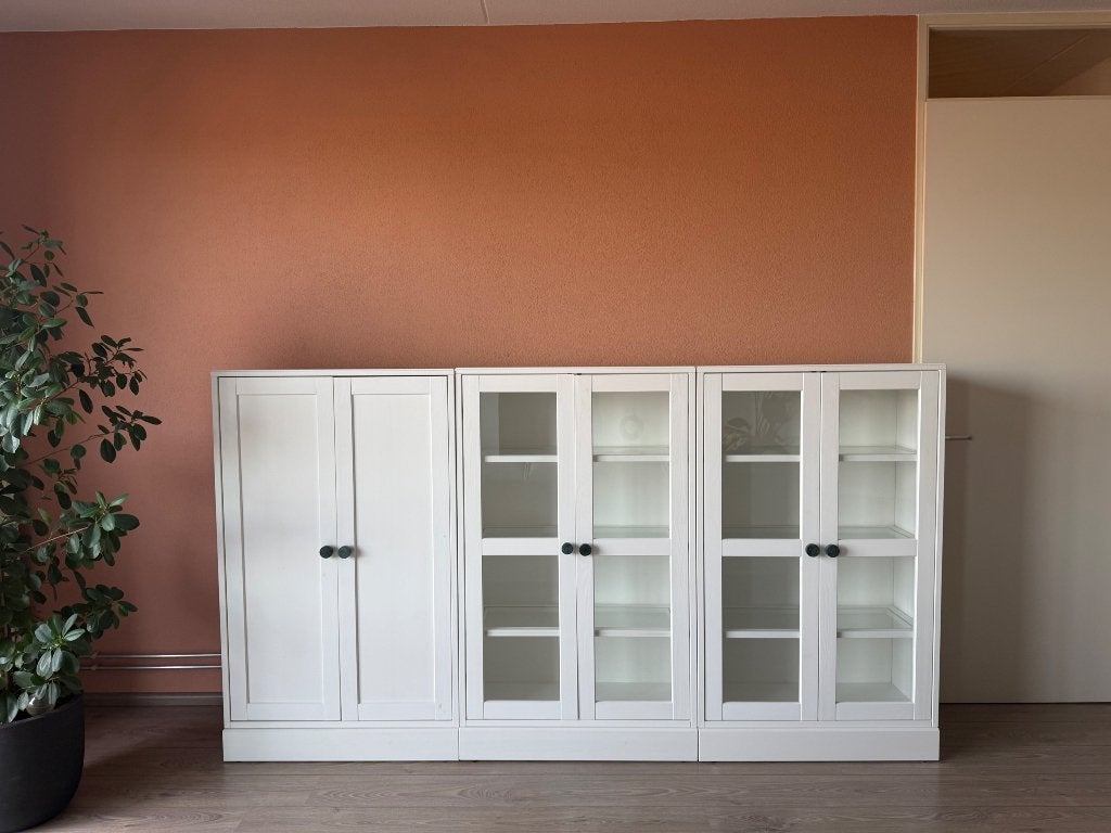 Havasta IKEA vitrine- en opbergkast, Ophalen, Met plank(en), Gebruikt, 100 tot 150 cm