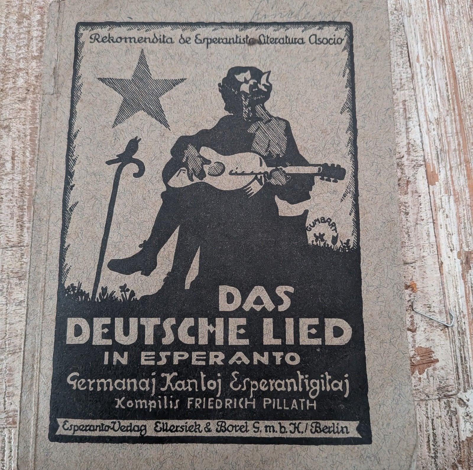 Das deutsche Lied in Esperanto - Liedboek uit 1922, Ophalen of Verzenden, Gelezen
