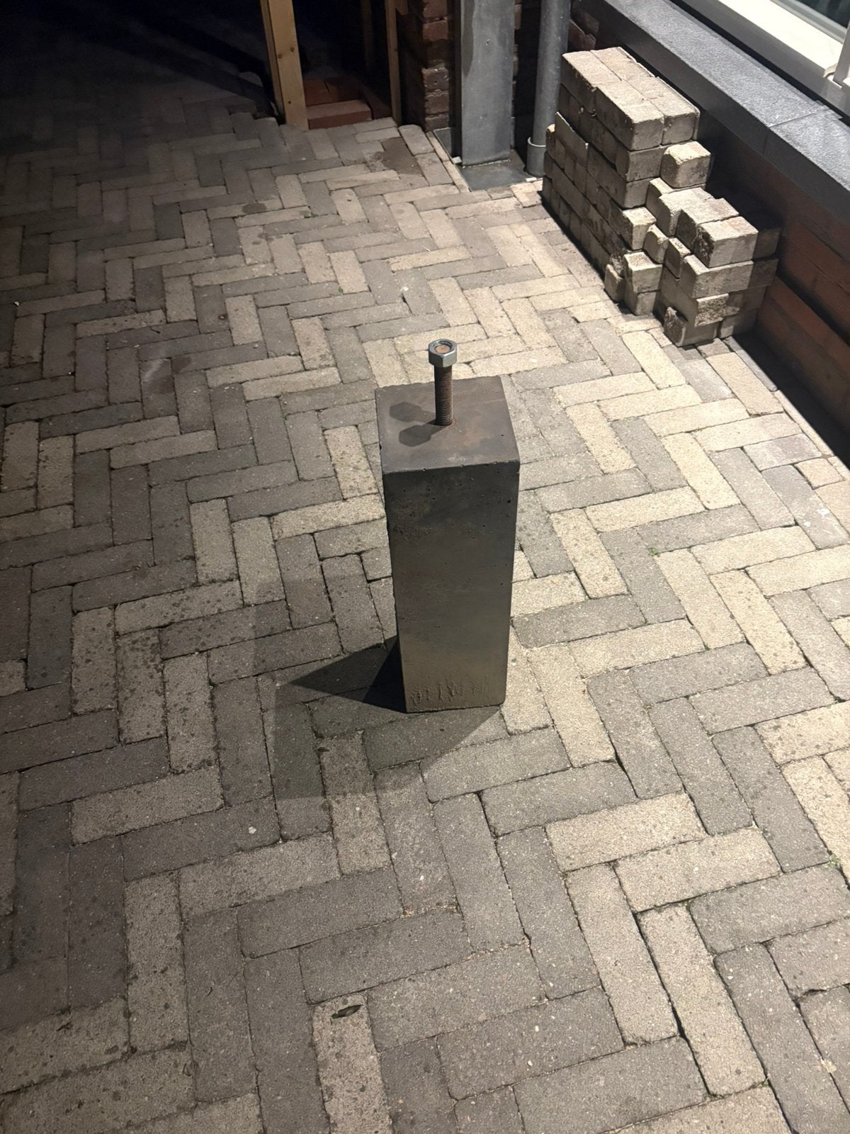 Te koop Poer 50 x15x15, Ophalen, Gebruikt