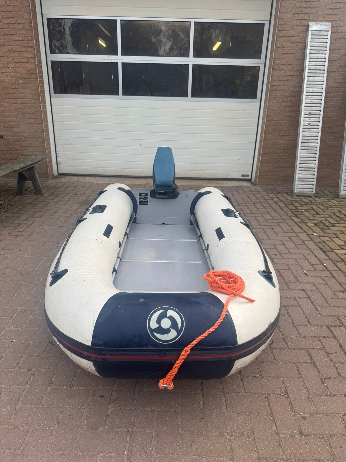 Gebruikte rubber boot met 8pk 2takt yamaha, Watersport en Boten, Ophalen, Gebruikt, Benzine, Yamaha