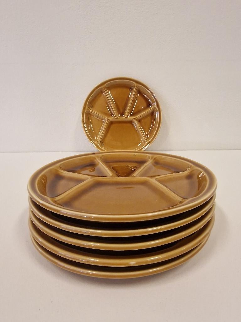 Vintage  Fondue/ Gourmet/ Tapas bord - GIEN - jaren '70, Gebruikt, GIEN , France, Onbekend, Ophalen of Verzenden