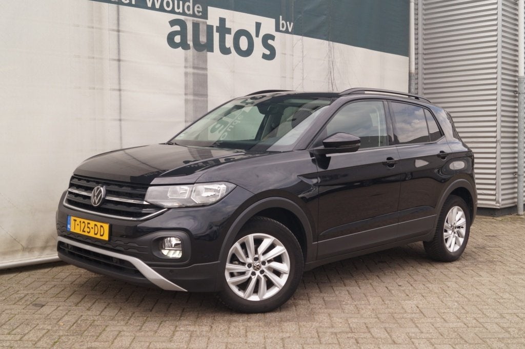 Volkswagen T-Cross 1.0 TSI Life -LEER-NAVI-PDC-CAM-, Auto's, Voorwielaandrijving, T-Cross, Gebruikt, Euro 6