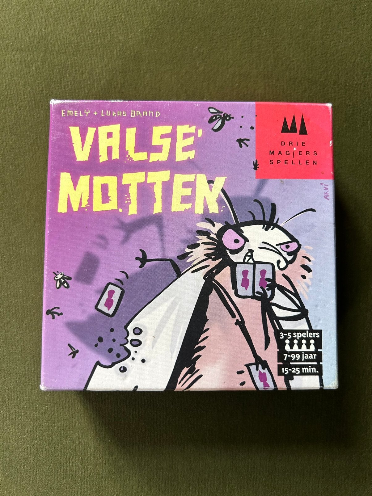 Valse Motten - Kaartspel, Drie of vier spelers, Ophalen of Verzenden, Zo goed als nieuw