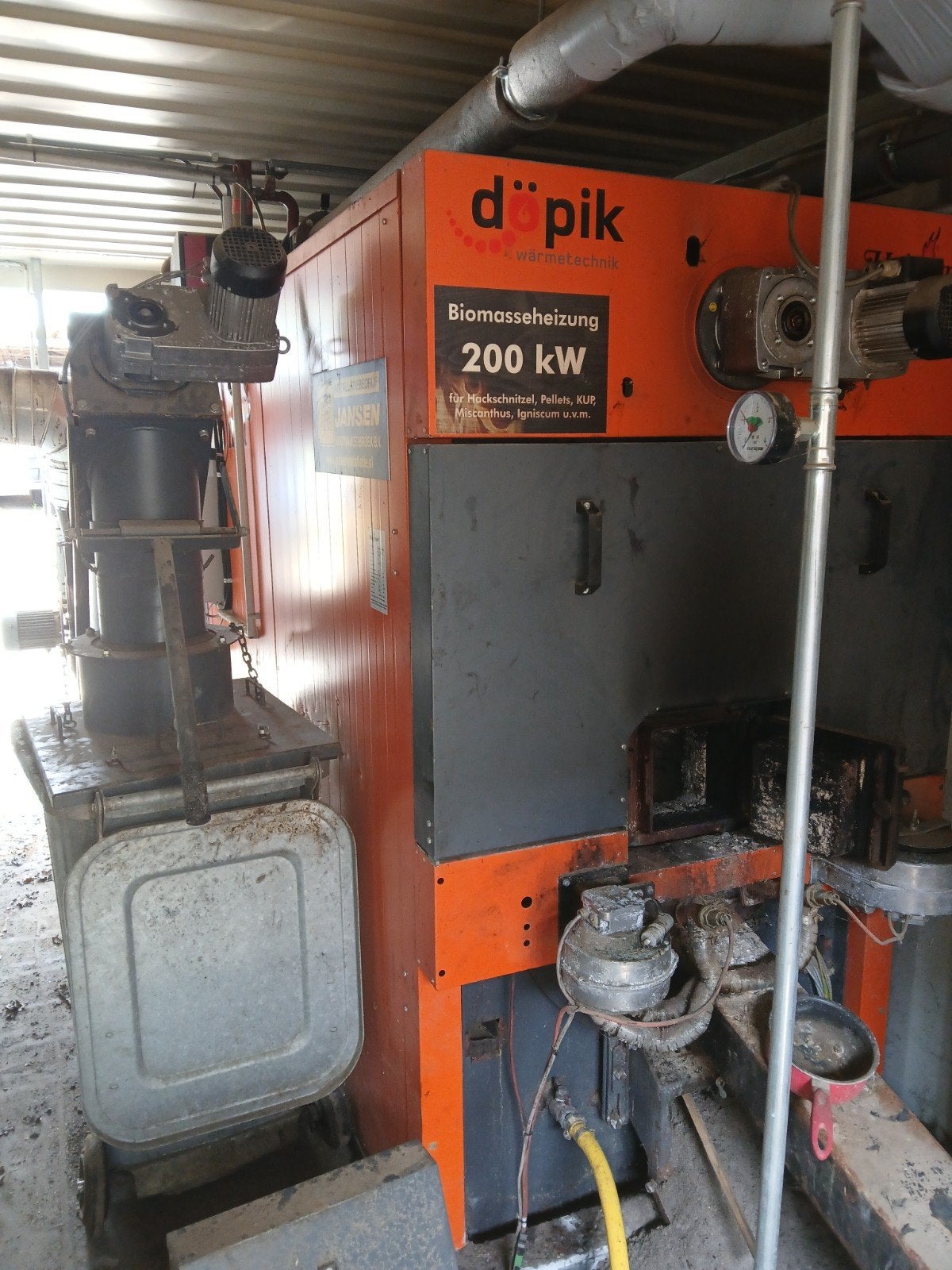 Heizomat RHK-AK 200 (H) Biomassaketel (200 kW), Ophalen