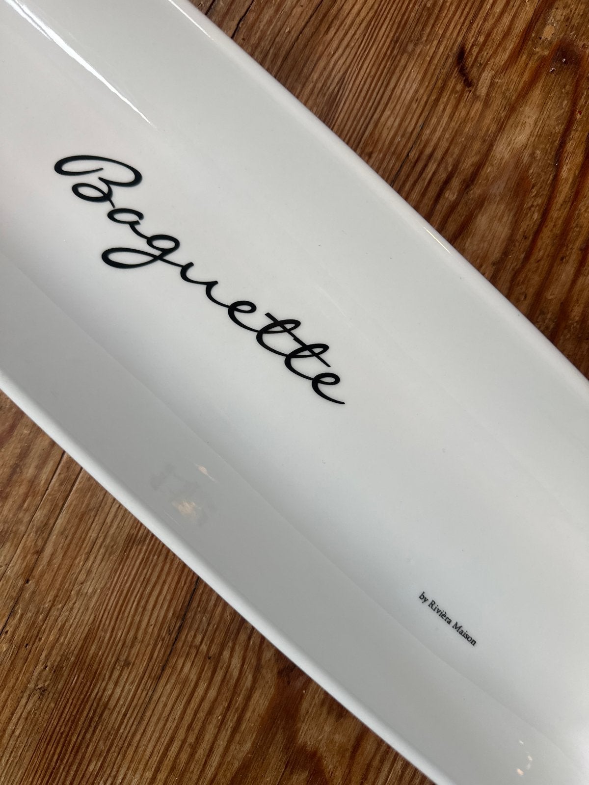 Rivièra Maison Stokbrood Schaal - Baguette Serveerschaal, Overige typen, Ophalen of Verzenden, Zo goed als nieuw, Steen/keramiek