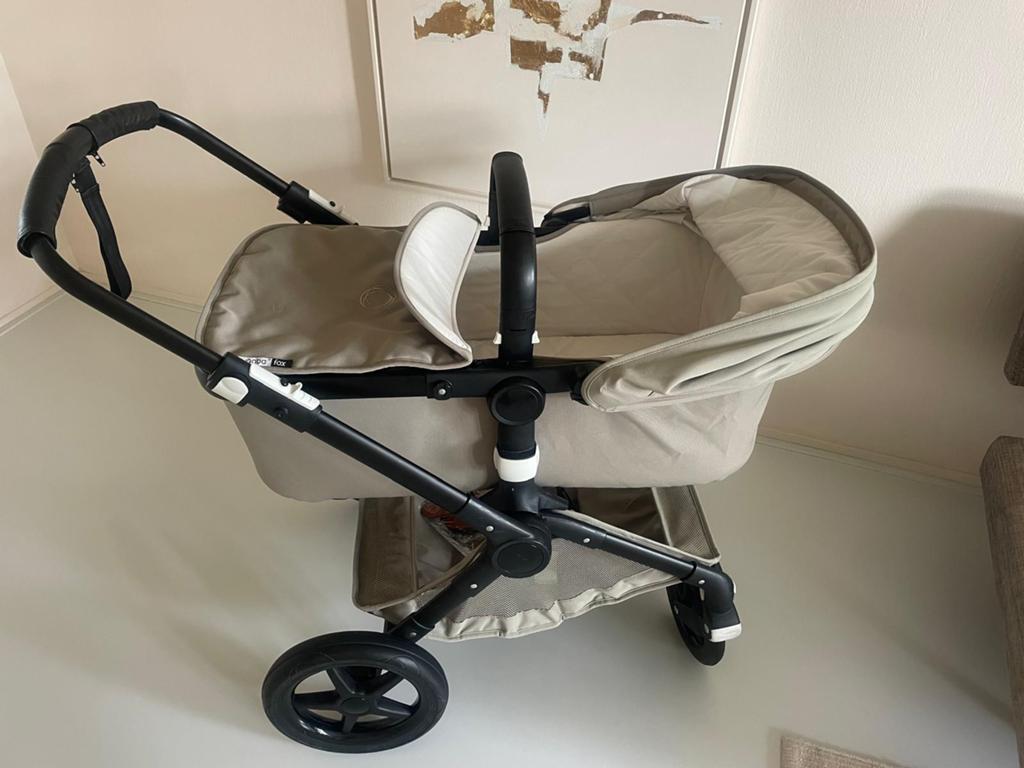 Bugaboo fox kinderwagen beige. In goede staat, Ophalen, Gebruikt, Bugaboo