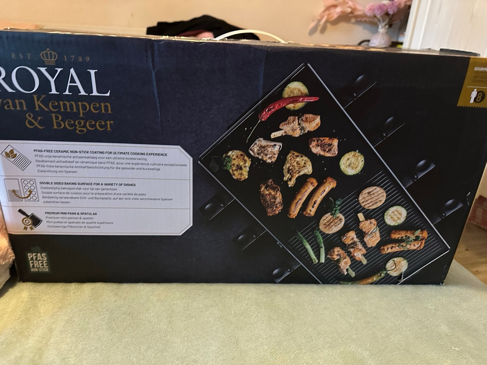 Royal van Kempen & Begeer Gourmetstel/Grillplaat, Ophalen of Verzenden, Nieuw, 8 personen of meer
