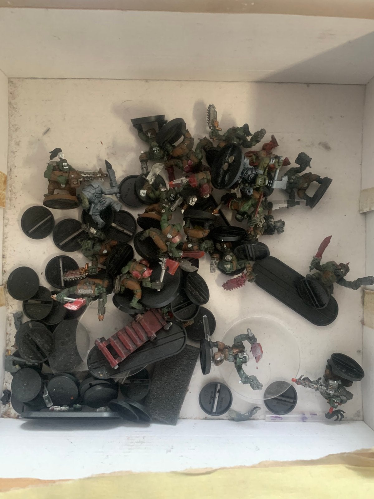 20 Ork boyz, Hobby en Vrije tijd, Wargaming, Ophalen of Verzenden, Gebruikt, Warhammer