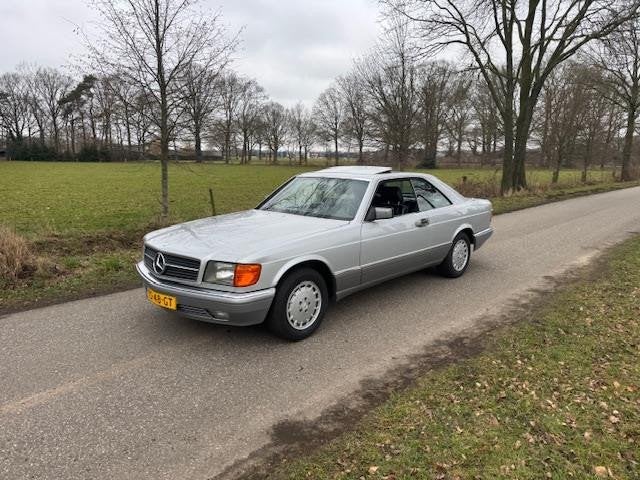 Mercedes-Benz S-klasse 420 SEC V8 AUT / Origineel NL, Auto's, Oldtimers, Automaat, Achterwielaandrijving, Zwart, Bedrijf