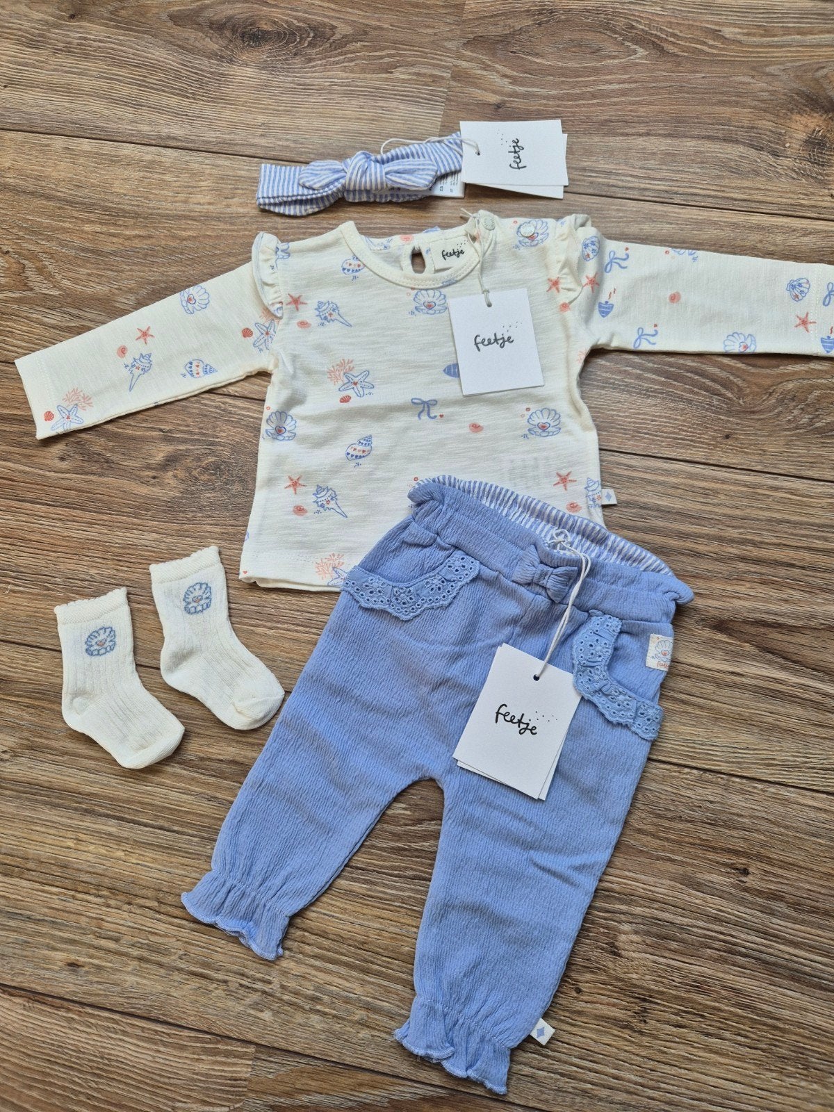 Nieuw compleet setje Feetje * maatje 56 *, Kinderen en Baby's, Babykleding | Maat 56, Meisje, Nieuw, Ophalen of Verzenden, Setje
