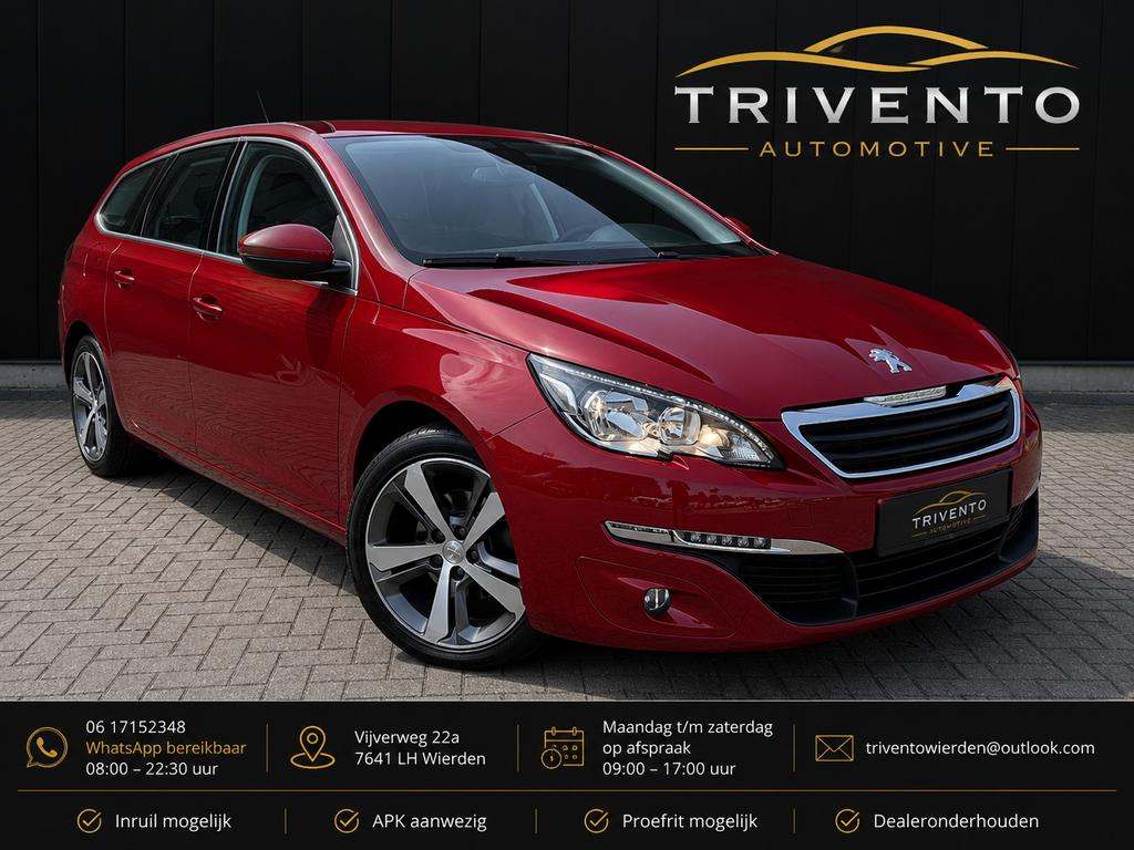 Peugeot 308 07-2015/Camera | Navi/Cruise/Nw Distri, Voorwielaandrijving, Stof, Met garantie (alle), Handgeschakeld