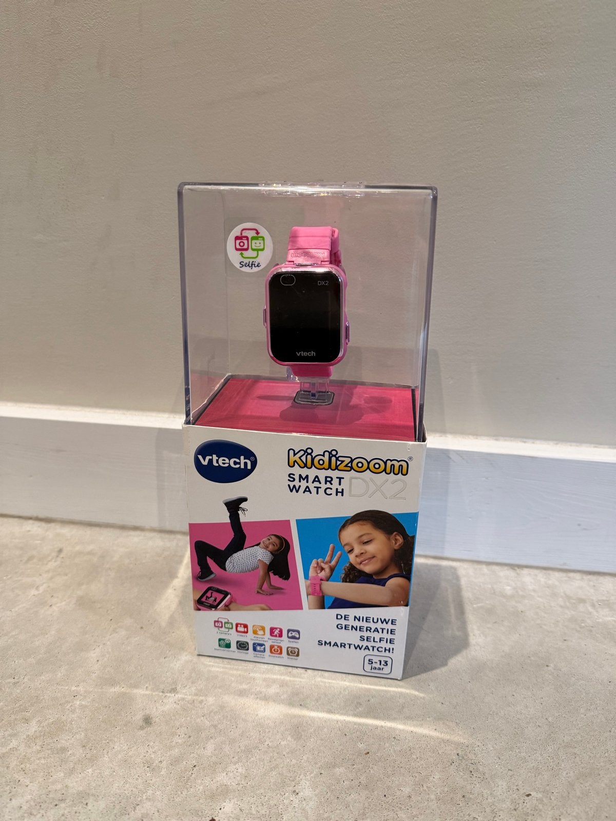 Vtech Kidizoom Smart Watch DX2 Roze - in doos, Ophalen of Verzenden, Zo goed als nieuw