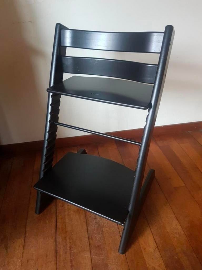 Zwarte (én witte) Stokke tripp trapp, nieuw model!, Ophalen, Zo goed als nieuw, Meegroeistoel