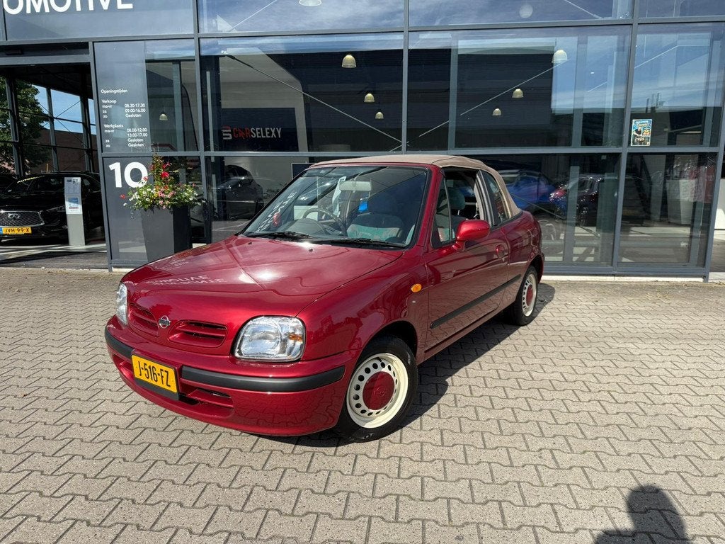 Nissan Micra Cabrio *Uniek in Nederland*, Auto's, Nissan, Stof, Gebruikt, 916 kg, 4 cilinders