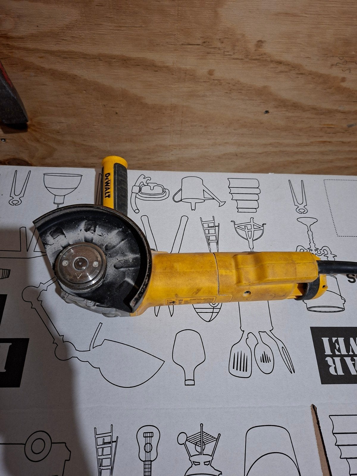 DeWalt slijptol, Ophalen of Verzenden, Gebruikt, 1000 watt of meer, Haakse handslijpmachine