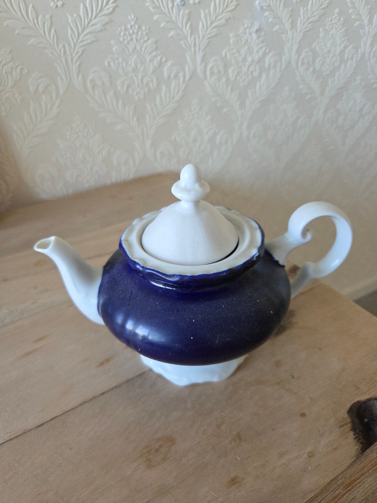 Weimar Porzellan Kobalt Theepot - Made in Germany, Ophalen