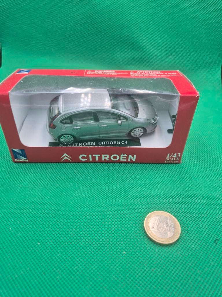 154 Citroen C4 1/43 Newray, Ophalen of Verzenden, Zo goed als nieuw, Auto, Overige merken