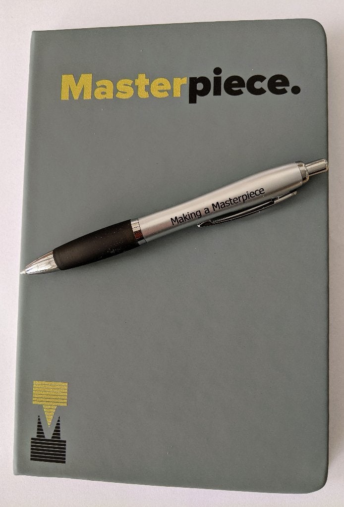 Notitieboek A5 Masterpiece - in de SALE, Diversen, Vistaprint Bullet Spectrum, Verzenden, A5, Info@masterpiecenlp.nl