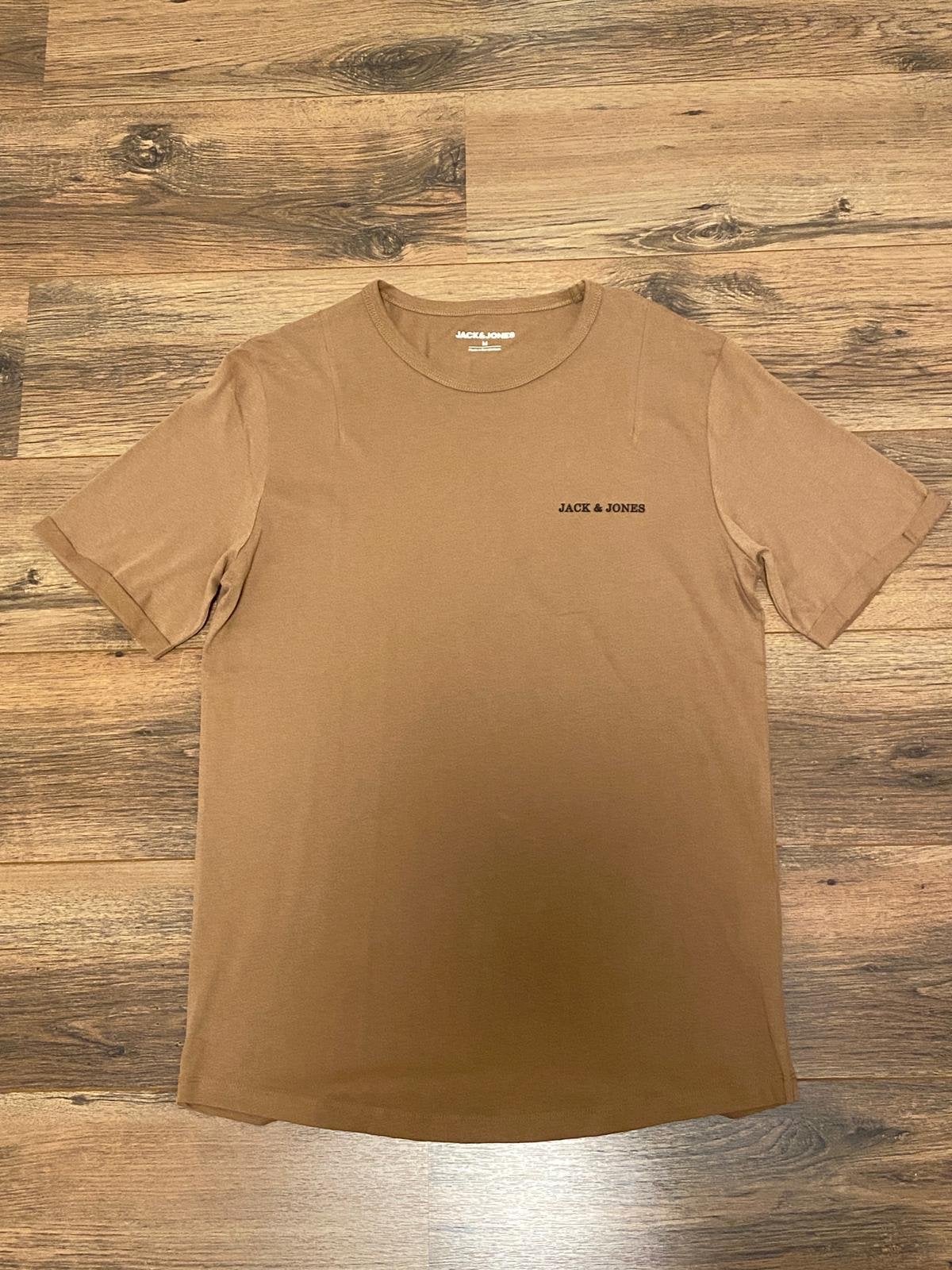 Jack & Jones bruin t-shirt maat M, Ophalen of Verzenden, Zo goed als nieuw, Maat 48/50 (M), Bruin