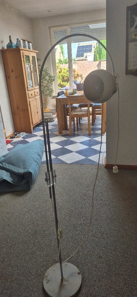 retro stalamp, Huis en Inrichting, Lampen | Vloerlampen, Ophalen, Gebruikt, Kunststof, 150 tot 200 cm