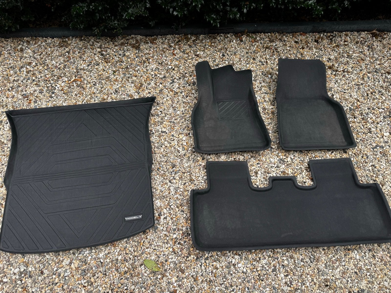 Foto 4 van Automatten set Tesla Model Y 2022 - PU en rubber