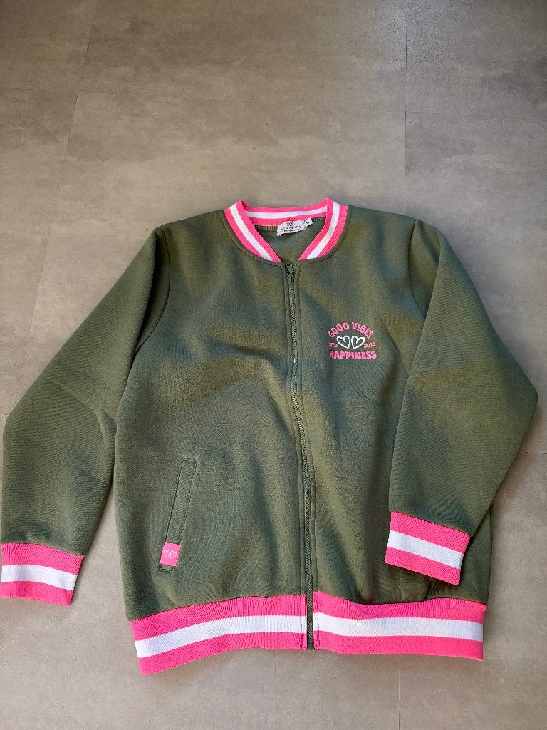 Zwillingsherz Katoenen vest, Kleding | Dames, Maat 42/44 (L), Ophalen of Verzenden, Zo goed als nieuw, Groen