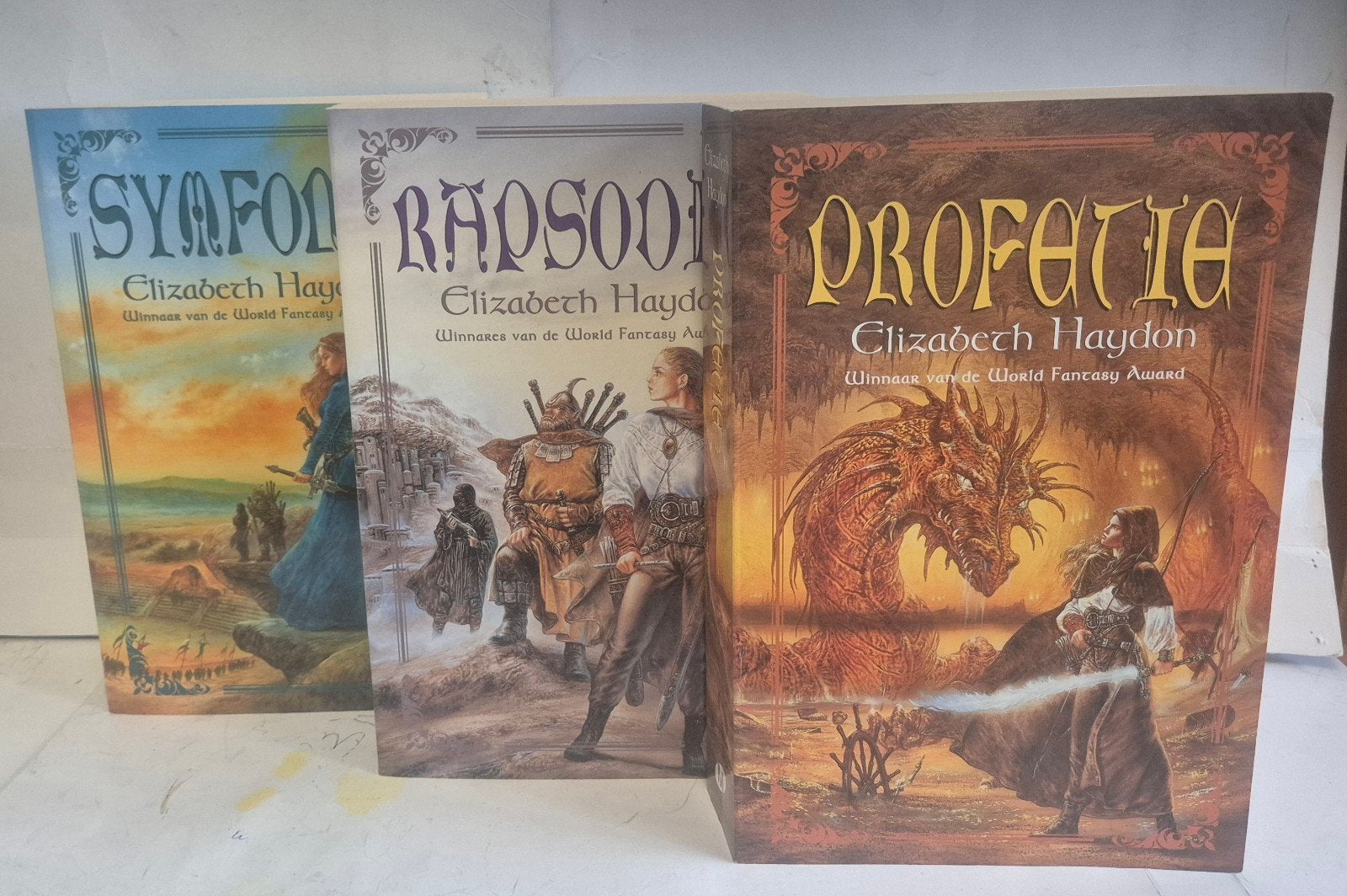 Elizabeth Haydon De Rapsodie Trilogie, Boeken, Fantasy, Ophalen of Verzenden, Zo goed als nieuw