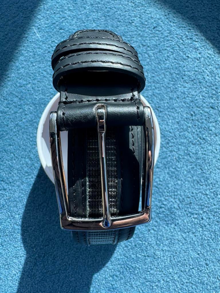 NIEUW Harris riem 110-125 cm Zwart/Zilver, Verzenden, Nieuw, 115 cm of meer, Riem of Ceintuur