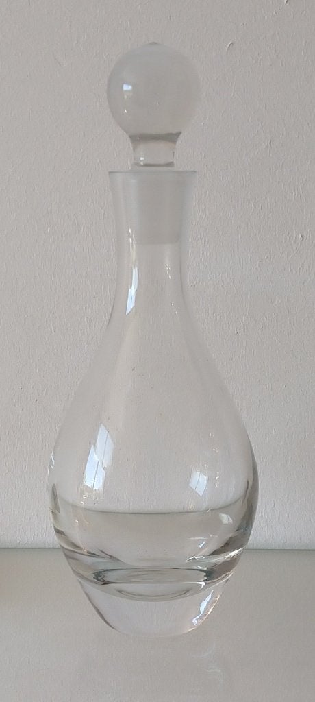 vintage Bohemian kristalglas karaf, volgnr 45, Ophalen of Verzenden