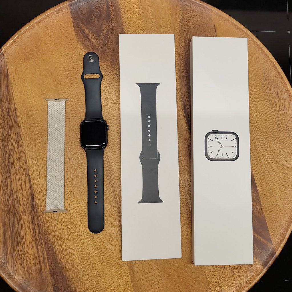 Apple watch 7 41mm, Ophalen, Apple Watch ⌚️, Zwart, IOS