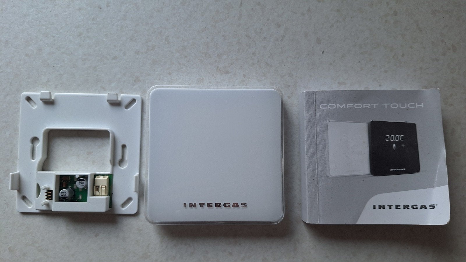 Intergas Comfort Touch slimme thermostaat, Ophalen of Verzenden, Slimme thermostaat, Zo goed als nieuw