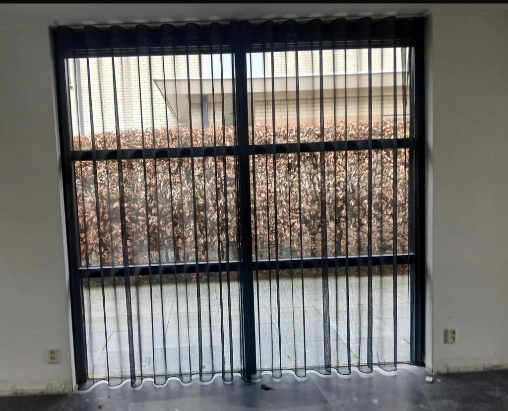 15x MART VISSER Design Inbetweens | Zwart Mesh, Huis en Inrichting, Stoffering | Gordijnen en Lamellen, Ophalen, Gebruikt, 100 tot 150 cm