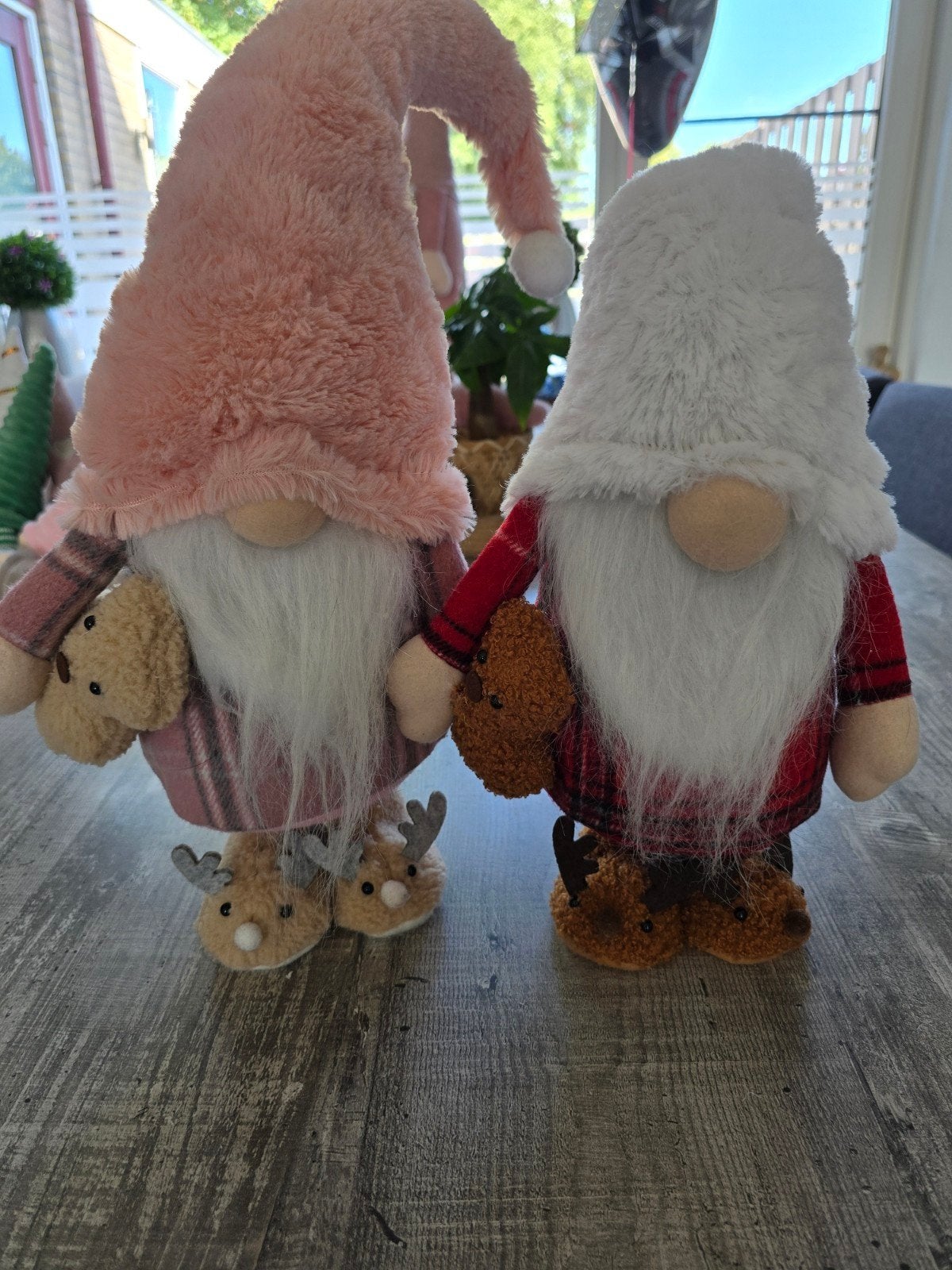 Kerst gnomes in pyama, Ophalen of Verzenden, Gebruikt