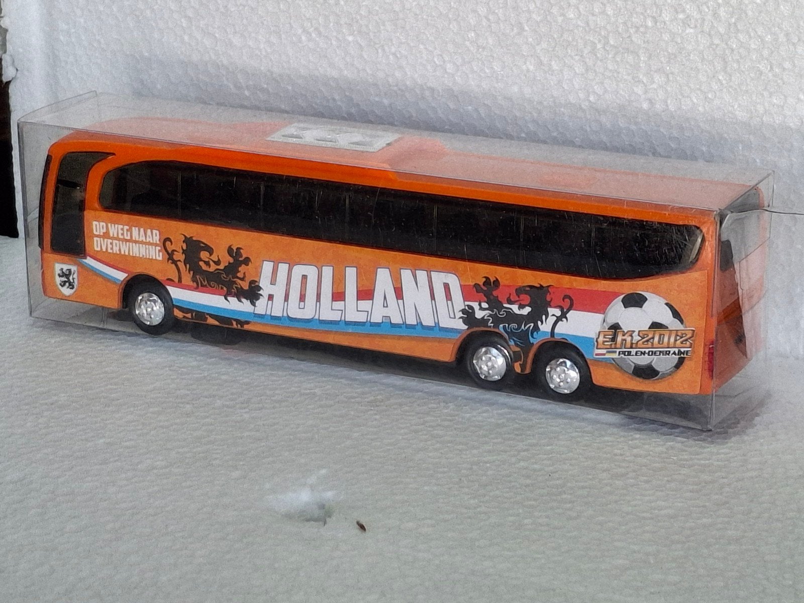 EK 2012 Holland Busje - Oranje Leeuwen, Verzamelen, Automerken, Motoren en Formule 1, Nieuw, Auto's, Ophalen of Verzenden
