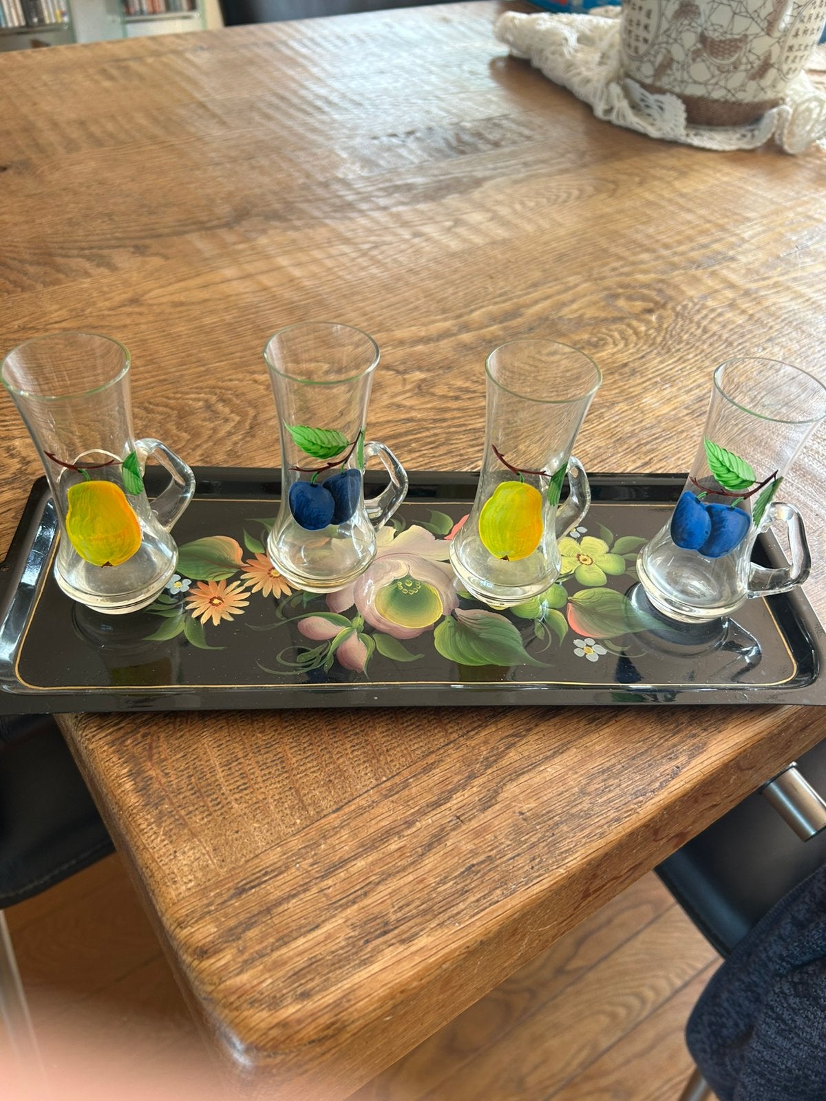 Vintage likeur glaasjes, Antiek en Kunst, Ophalen of Verzenden