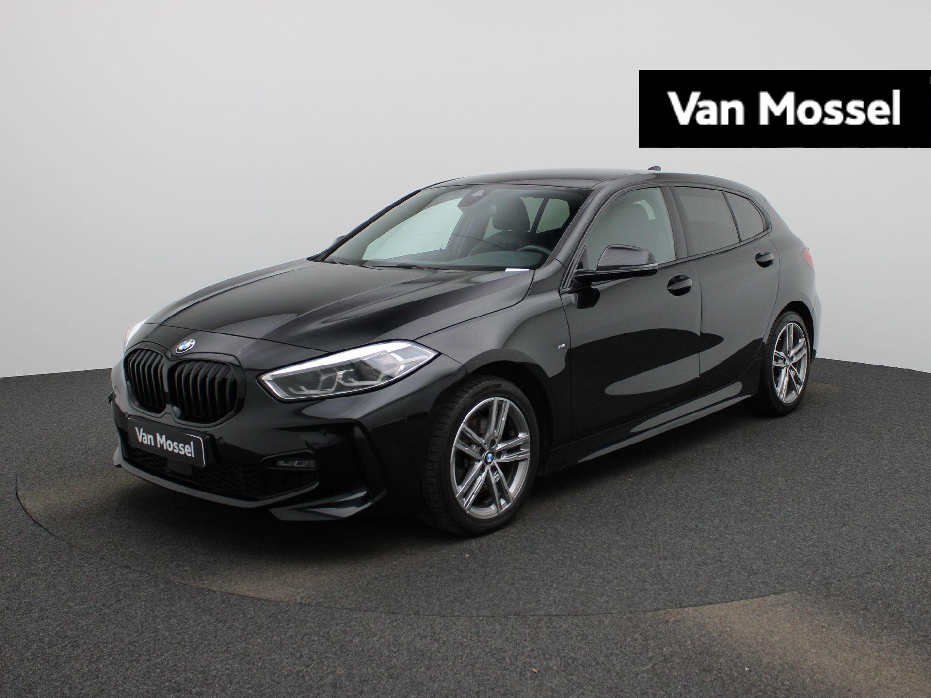 BMW 1-serie 116i Business Edition Plus M-sport Aut. | Sports, Auto's, BMW, 12 maanden, Gebruikt, Zwart, Leder