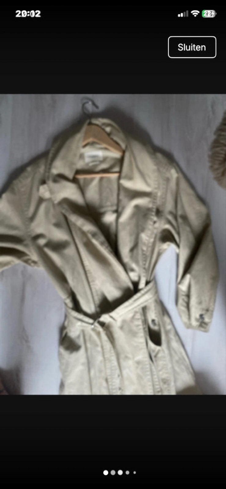 Isabel Marant trenchcoat, Ophalen of Verzenden, Zo goed als nieuw, Maat 38/40 (M), Beige