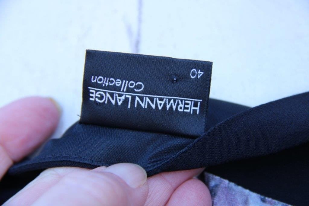 Jurk zwart/ rood Hermann Lange mt 40 Vaste prijs, Kleding | Dames, Jurken, Maat 38/40 (M), Ophalen of Verzenden, Zo goed als nieuw