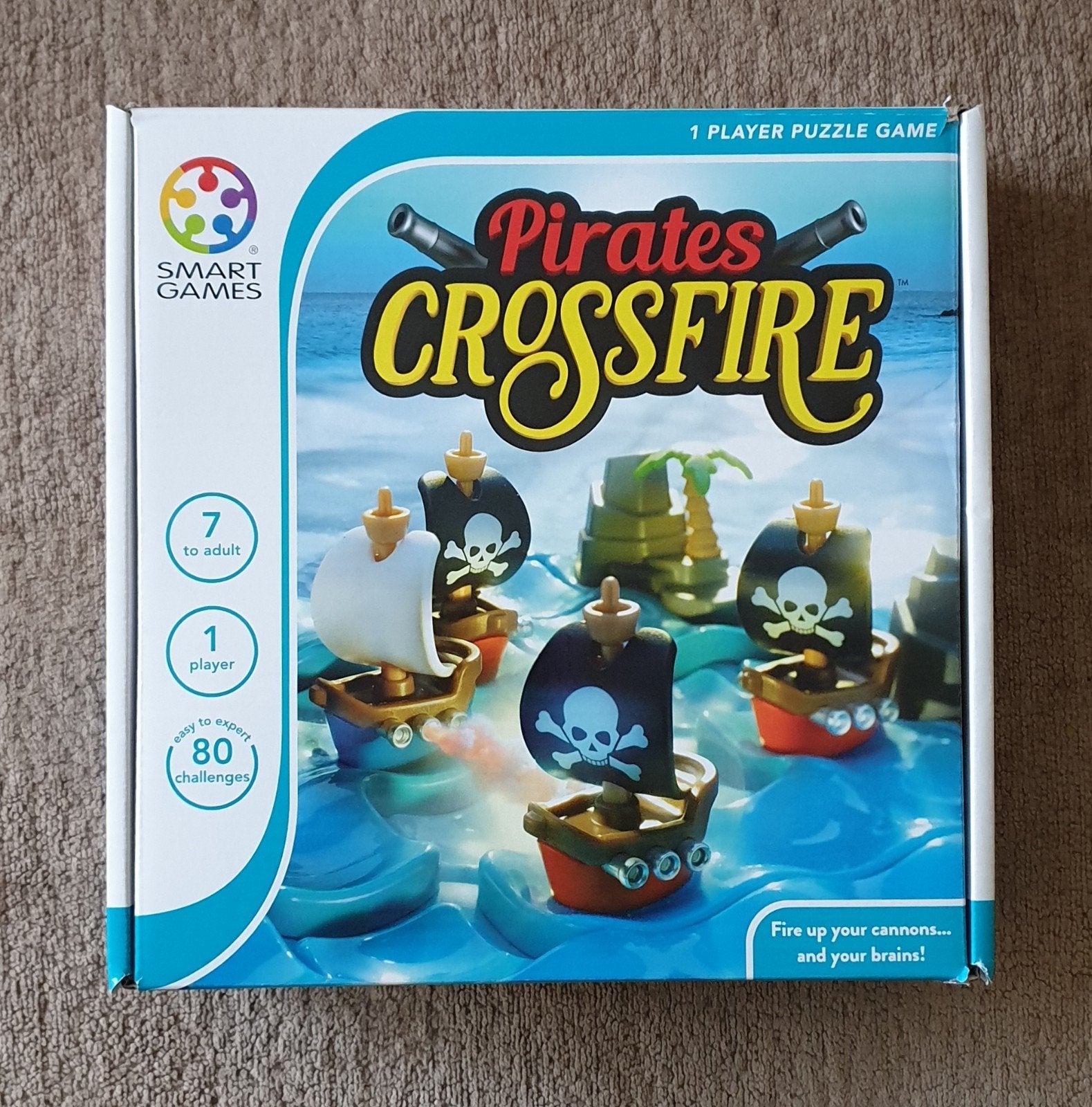 Smart Games Pirates Crossfire, Een of twee spelers, Ophalen of Verzenden, Zo goed als nieuw, SmartGames