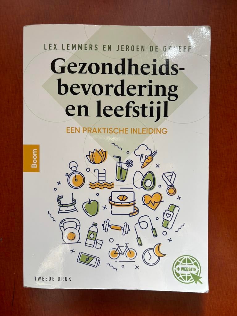 Gezondheidsbevordering en leefstijl, Boeken, Ophalen of Verzenden, Gamma, Gelezen, HBO
