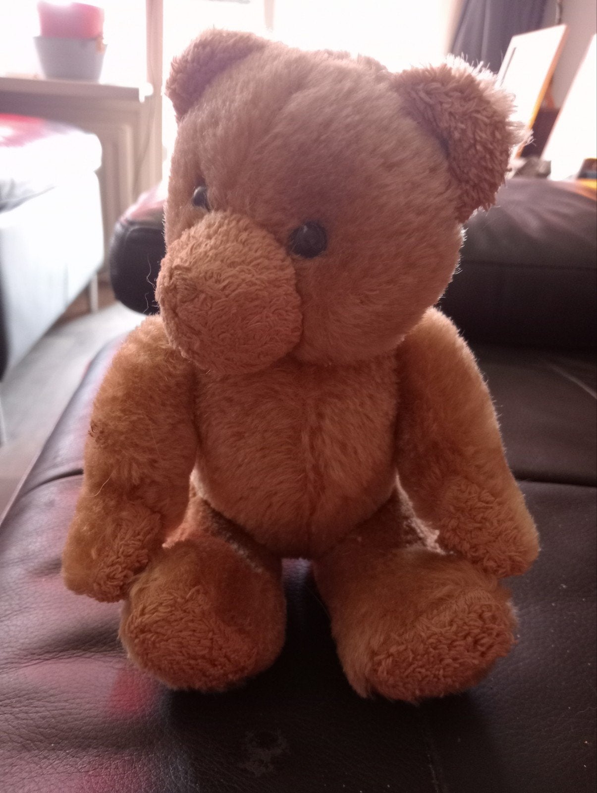 Schattige bruine teddybeer - Zo goed als nieuw, Beer, Ophalen of Verzenden, Middelgroot (20 tot 80 cm), Bruin