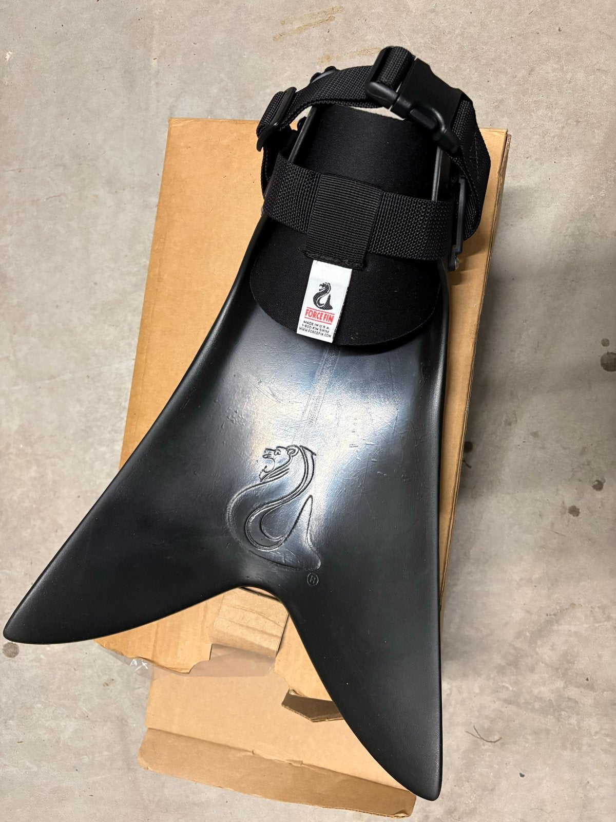 Force Fin Float Tube Zwemvliezen - Jet Black NIEUW IN DOOS, Ophalen of Verzenden, Nieuw