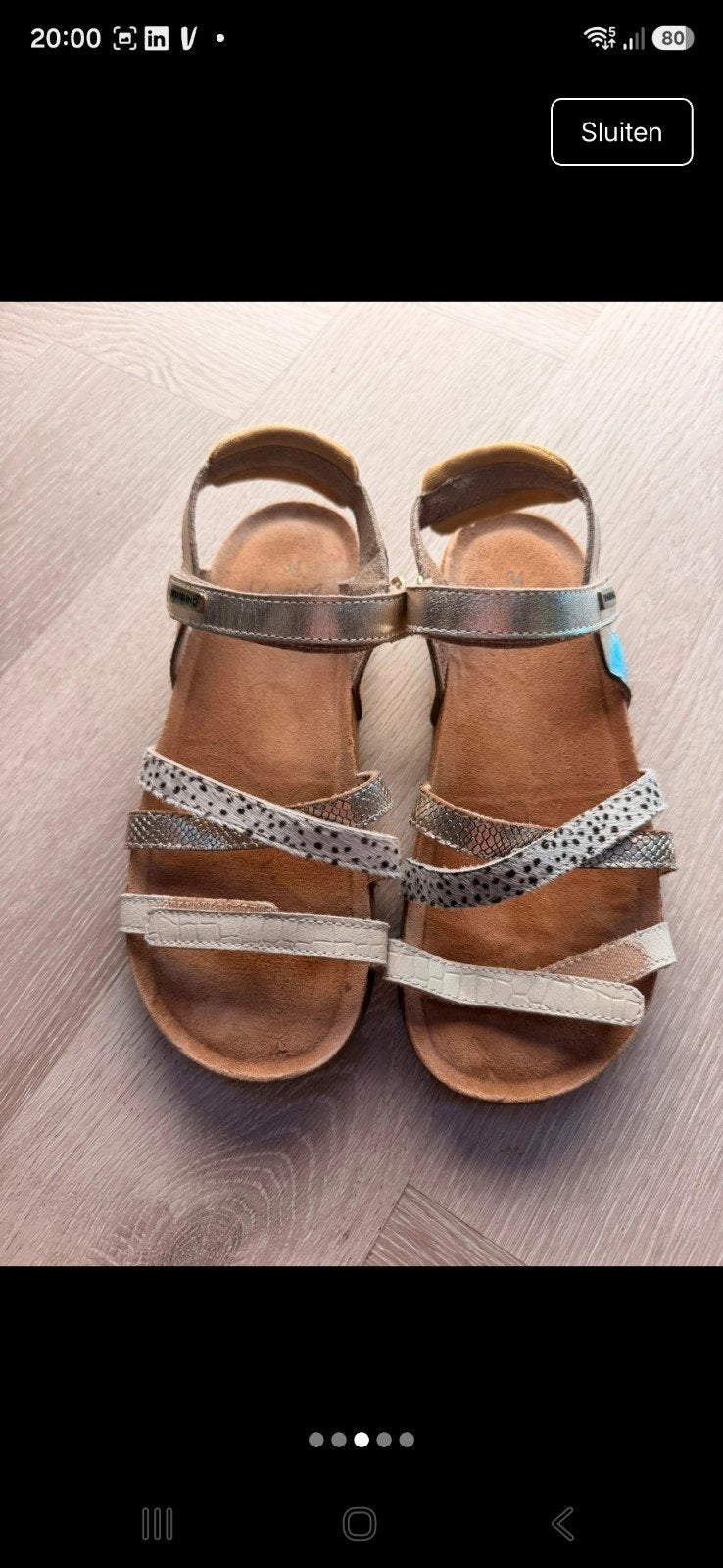 Vingino sandalen maat 34, Meisje, Schoenen, Ophalen of Verzenden, Zo goed als nieuw