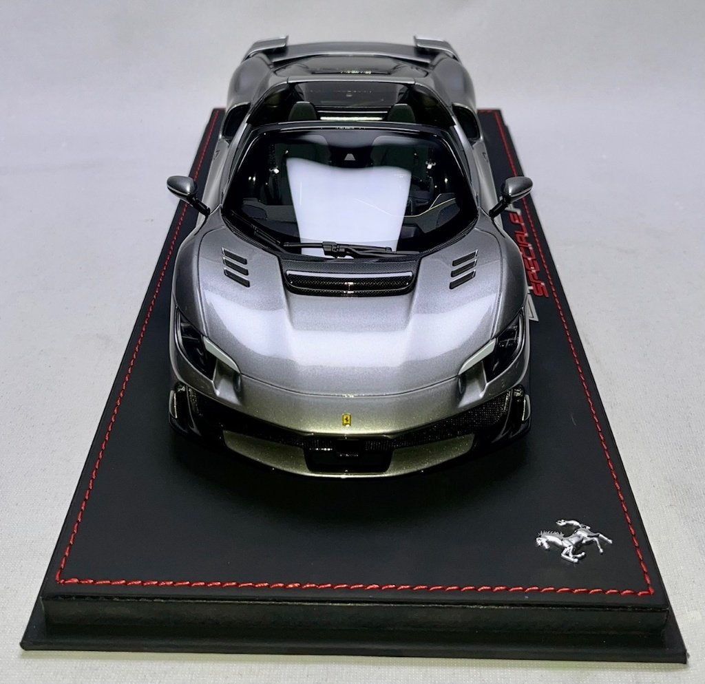 Ferrari 296 Speciale Aperta Iron Grey 1:18 P18270C van BBR, Hobby en Vrije tijd, Ophalen of Verzenden, Nieuw, Auto, Overige merken