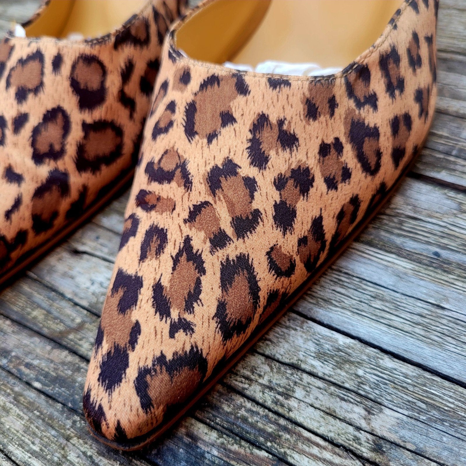 Elegante Panterprint Hakken – Butterfly (Vero Cuoio) Maat 36, Ophalen of Verzenden, Zo goed als nieuw, Bruin