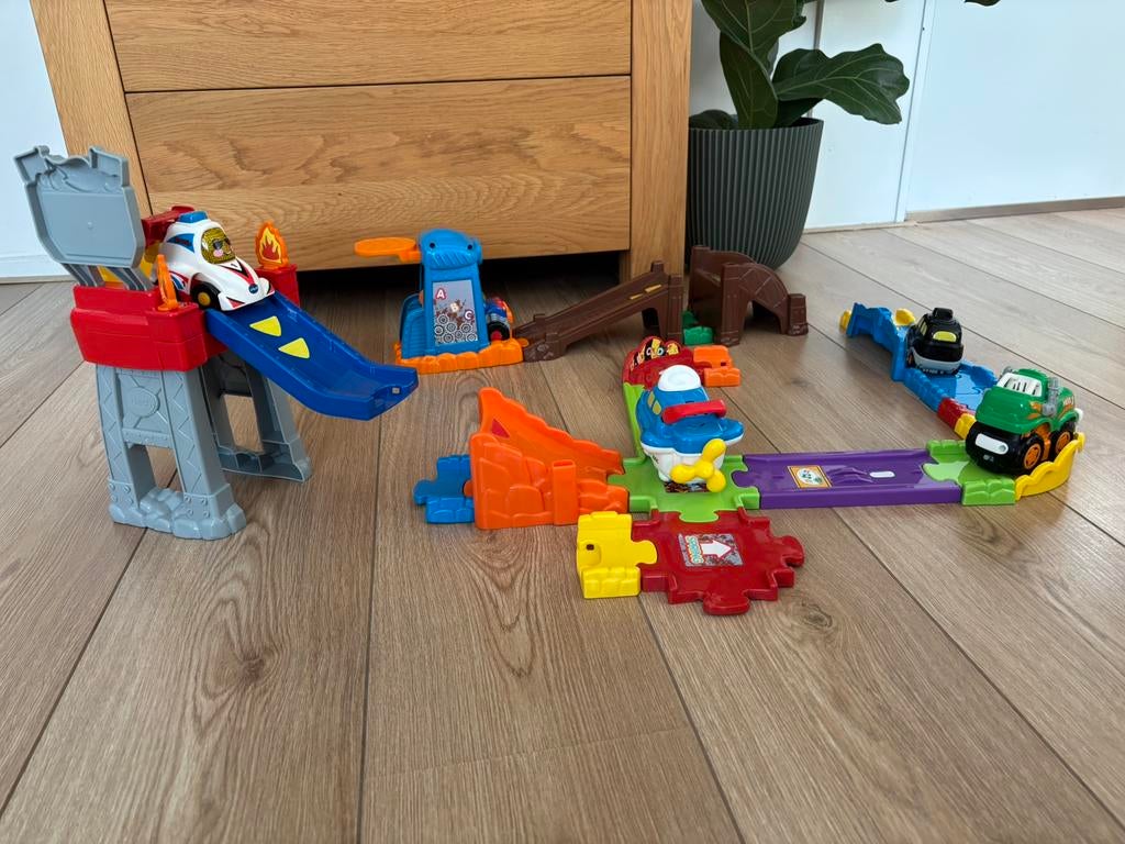 Vtech toet toet auto’s en parcours, Ophalen, Gebruikt