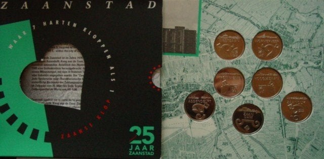 Zaanstad Muntset 1999, Verzenden, Overige materialen