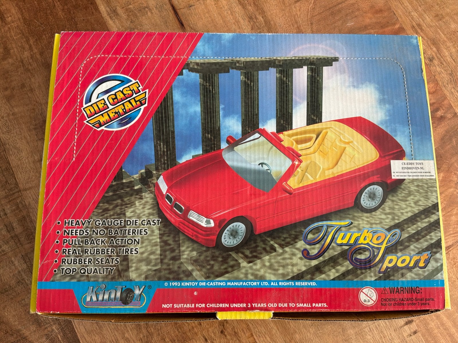 Kintoy Die Cast Metal Turbo Sport BMW E36 Cabrio Set, Ophalen of Verzenden, Nieuw